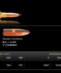 Norma 6.5-284 9.1g Nosler Partition-27 %
